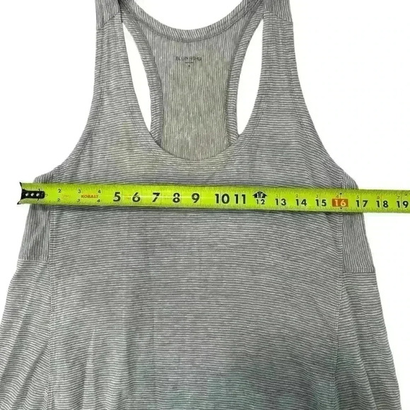 EILEEN FISHER STRIPED LINEN RACE BACK TANK TOP SIZE M - Picture 8 of 10